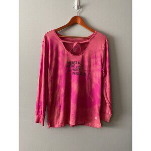 NEW Womens Size 1x Pro Player Tie-Dyed Graphic Tee